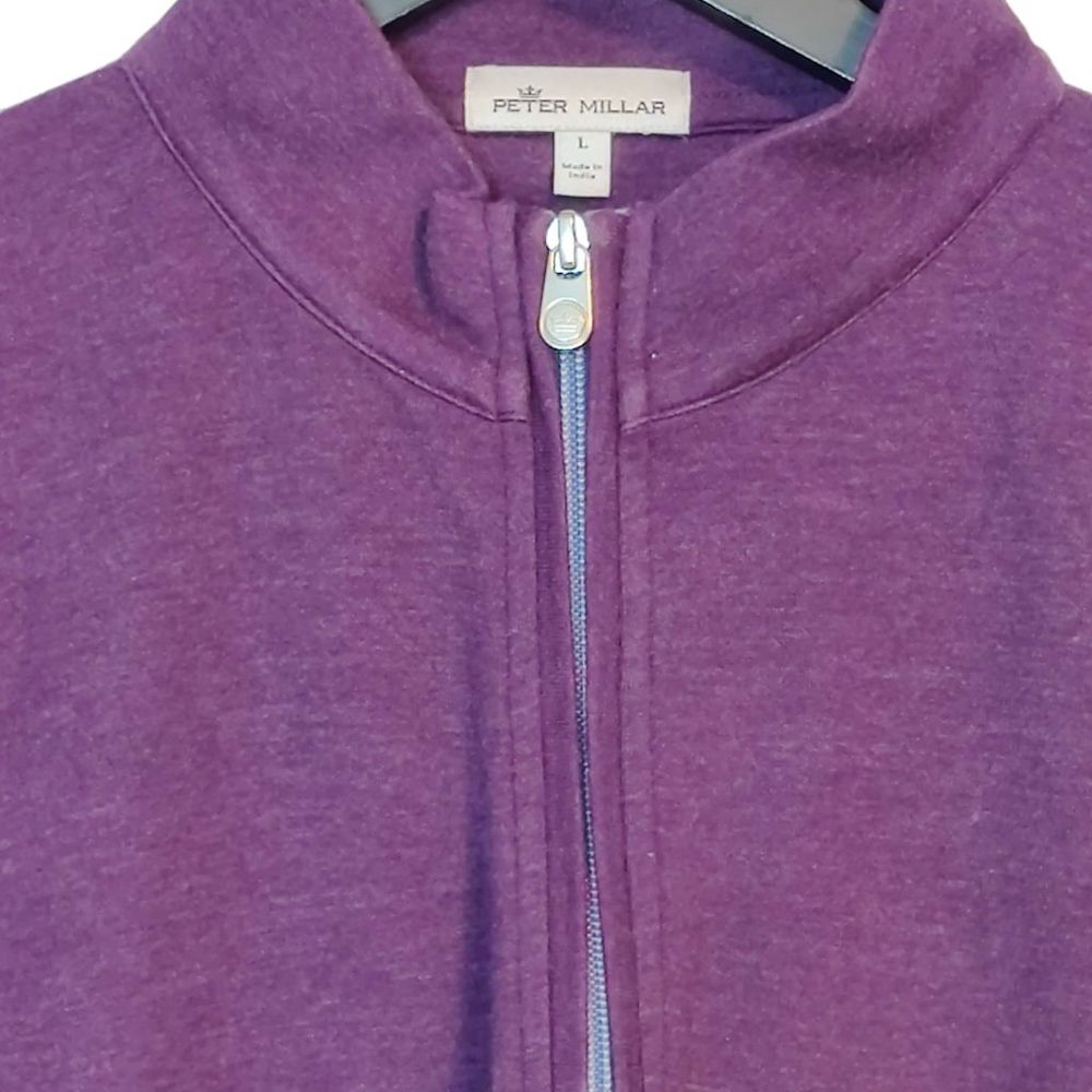 Peter Millar Crown cotton Zip pullover L